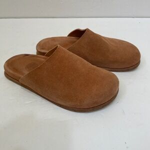 WAL & PAI SLIDES IN TAN SUEDE LEATHER